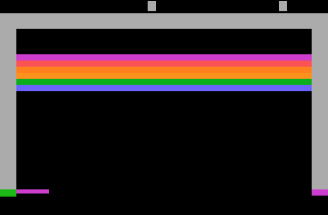 Breakaway IV screenshot 2 for Atari 2600